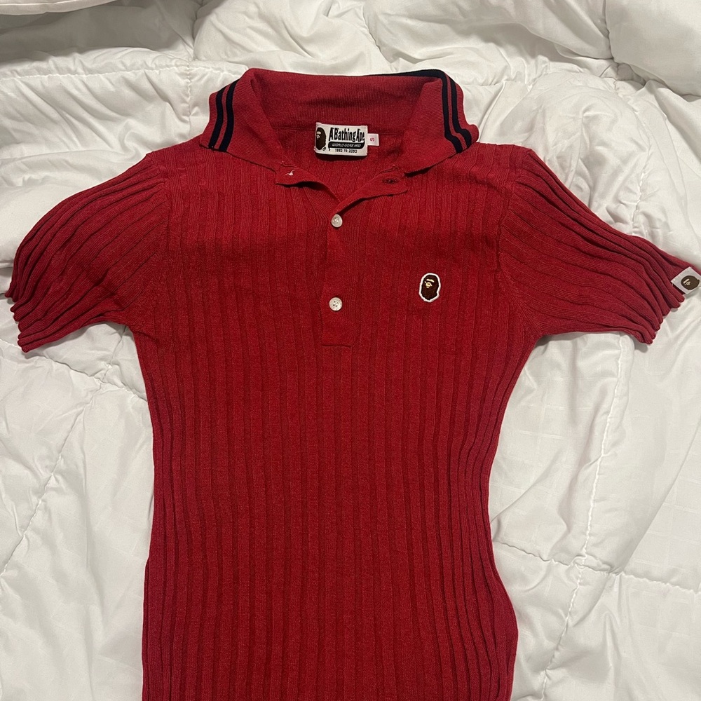 A bathing ape (Bape) polo shirt